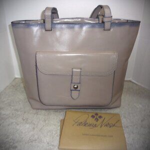NWT-Patricia Nash Distressed Leather Tote in Stone Color